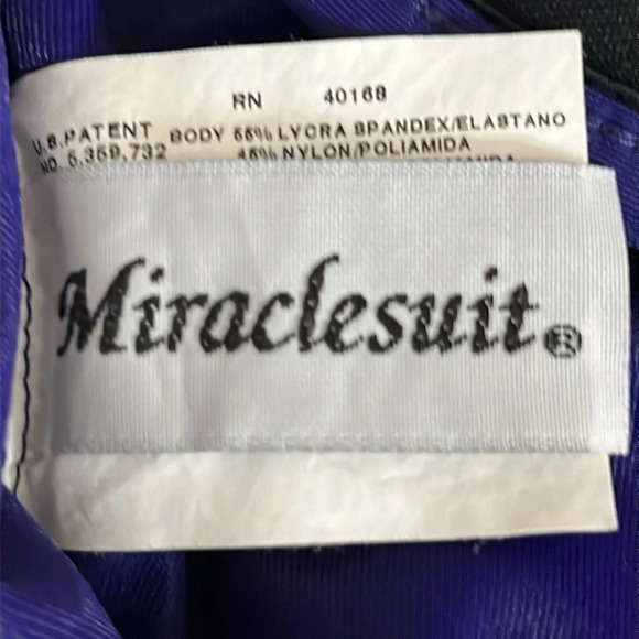 Miraclesuit 2023 Solid One Piece Plus Size Swim Suit in Cobalt - Size 20W - Picture 4 of 8